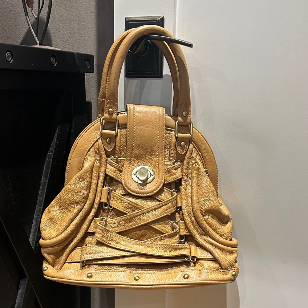 Follis Tan Leather Women's Bag